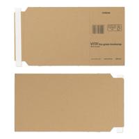 Vita Purely Packaging Green Bookwrap Peel and Seal 217x155x52mm Manilla (Pack 25) BWM02