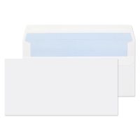 ValueX Wallet Envelope DL Self Seal Plain 90gsm White (Pack 1000) - FL3882