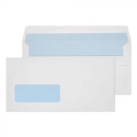 ValueX Wallet Envelope DL Self Seal Window 90gsm White (Pack 1000) - FL3884