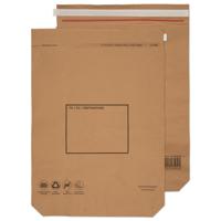 Blake Purely Packaging Mailing Bag 600x480mm Peel and Seal 110gsm Kraft Natural Brown (Pack 50) - KMB11104