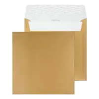 Blake Creative Shine Metallic Gold Peel & Seal Square Wallet 160X160mm 130gsm Pack 500 Code M613 3P