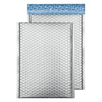 Blake Purely Packaging Metallic Silver P&S Padded Bubble Pocket 324X229 70Mu Pk100 Code Mta324 3P