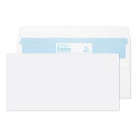 Evolve DL Envelope Recycled Wallet Self Seal 90gsm White (Pack of 1000) RD7882