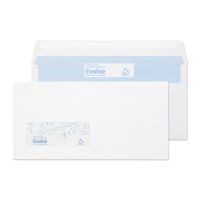 Evolve DL Envelope Recycled Window Wallet Self Seal 90gsm White (Pack of 1000) RD7884