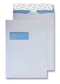 Blake Premium Secure White Window Peel & Seal Tear Resistant Gusset 324x229x25mm 125gsm Pack 100 Code TR9901