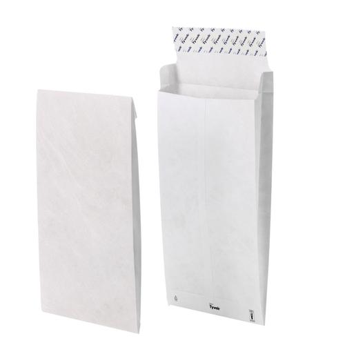 White Premium Secure B4 352x250x25mm Tear Resistant Gusset Pocket Peel and Seal Envelope Pack of 100 