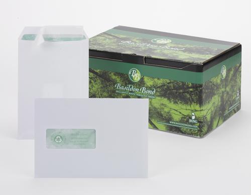 Basildon Bond Pocket Envelope C5 Peel and Seal Window 120gsm White (Pack 500)