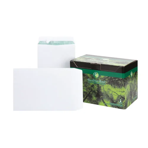 Basildon Bond Envelopes FSC Recycled Pocket Peel &Seal 120gsm C4 White Ref M80120 [Pack 250] 842168 Buy online at Office 5Star or contact us Tel 01594 810081 for assistance