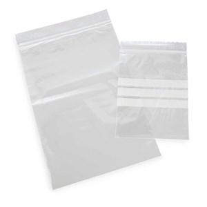 Grip Seal Polythene Bags Write On Panel GA132 9 x 12.75 Inch 180gm Pack 1000 Bags MR1005