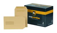 New Guardian Pocket Envelope C5 Self Seal Window 130gsm Manilla (Pack 250) - A23013
