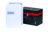 Plus Fabric Pocket Envelope C4 Self Seal Window 120gsm White (Pack 250) - H27070