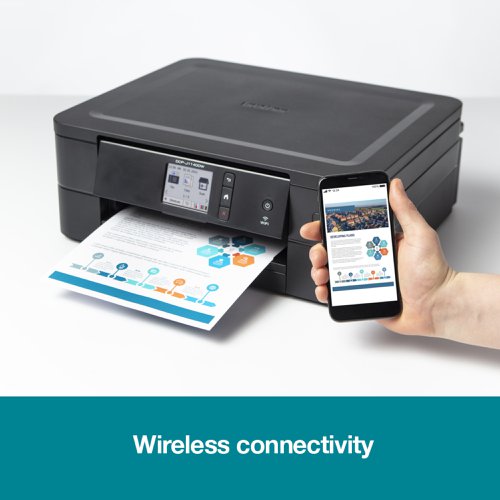 The Brother DCP-J1140DW is a stylish, compact device that is perfect for home use. Offering print, copy and scan functionality it can help with everything from homework to colour photographs. Print in vivid colour from anywhere at home with wireless or mobile connectivity and navigate the device easily via the 6.8cm LCD touchscreen.
