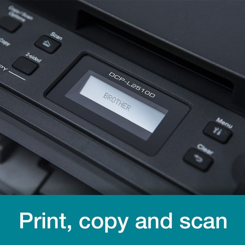 DCP-L2510D Compact 3-in-1 Mono Laser Printer