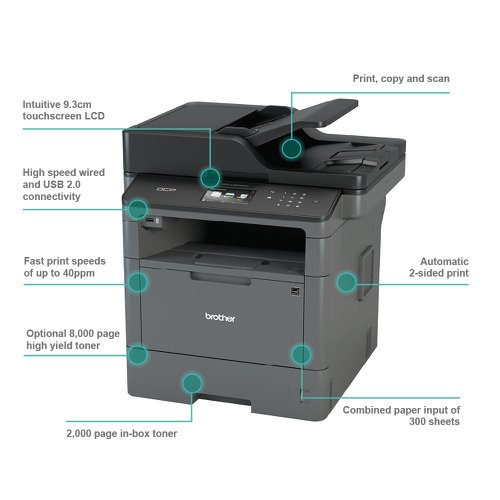 DCP-L5500DN Mono Laser Printer