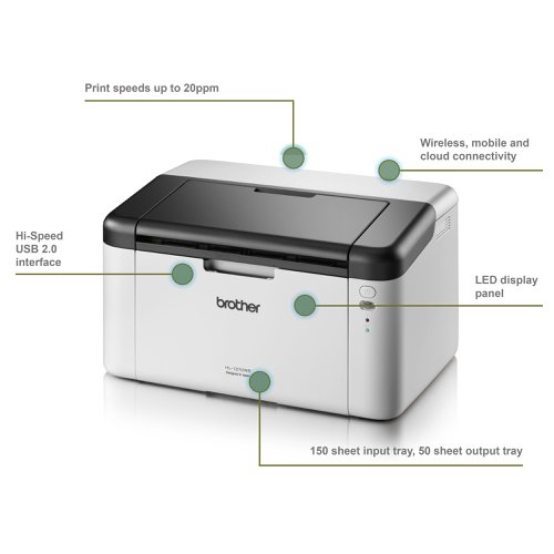 HL-1210W Wireless Mono Laser Printer