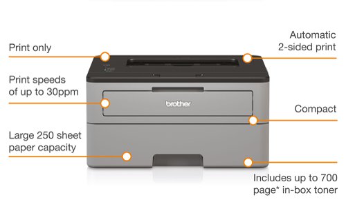 HLL-2310D Compact Mono Laser Printer