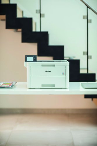BA79013 | The reliable Brother HL-L3270CDW colour laser printer, is quiet and compact - ideal for the busy home or small office. Designed to be desktop friendly, this robust printer, is fast, yet quiet, enabling you to carry on working, while the document is being printed. This model, also has a larger than average paper input, so that you don't need to worry about refilling the paper tray.