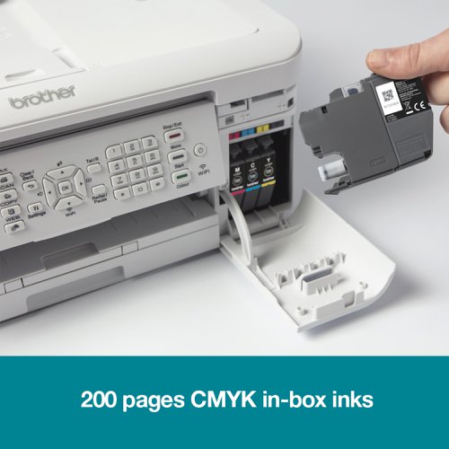 Brother MFC-J1010DW A4 Colour Inkjet Multifunction Printer Brother