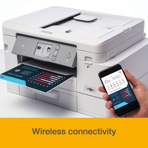 MFCJ-4335DWXL Wireless All-in-Box Colour Inkjet Printer for Home Working