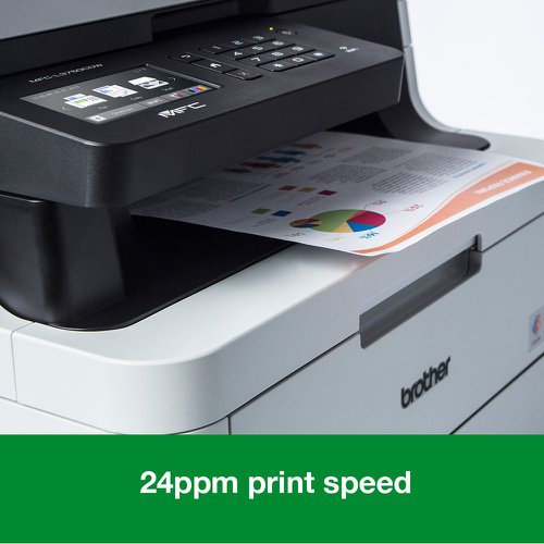 Brother MFC-L3750CDW Colour Laser Printer 4-in-1 LED Display Ref MFC- L3750CDW 160874