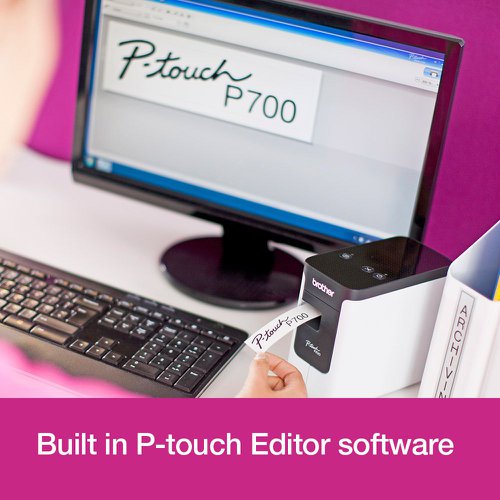 Brother P-Touch PT-P700 Office Label Printer PTP700ZU1 BA72274 Buy online at Office 5Star or contact us Tel 01594 810081 for assistance