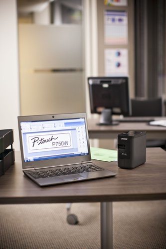 Brother P-Touch PT-P750W Office Label Printer PTP750WZU1 BA73522