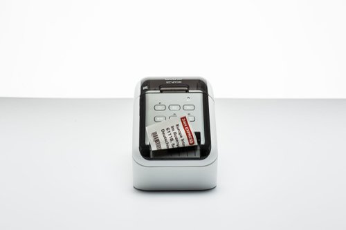 BROQL810WZU1 | This high-speed label printer connects to your PC, Mac, smartphone or tablet using USB or Wi-Fi. The built-in P-touch Editor Lite software is so easy to use - simply connect the printer to your computer, click the icon to launch the software and design and print your labels.