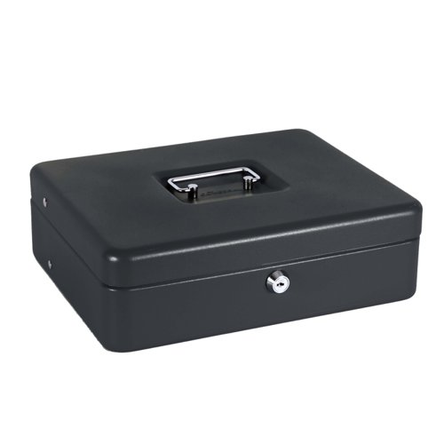 Cathedral Ultimate Cash Box 300mm (12 Inch) Key Lock Black - CBDLBK