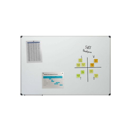 Cathedral Magnetic Whiteboard Aluminium Frame 900x1200mm - WALWB90 14473CA