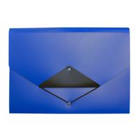 Expanding File 13 Pocket Triangle Flap Blue - EXPTFBL