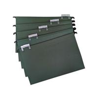 ValueX Foolscap Suspension File Manilla V Base Green (Pack 20) - FP20FS