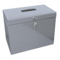 ValueX Cathedral Metal Suspension File Box A4 Grey - A4GY