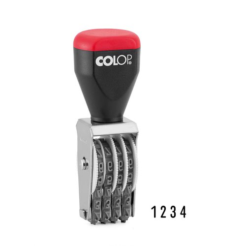 COLOP 04004 4mm 4 Band Rubber Numbering Stamp