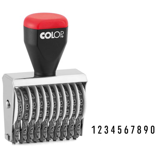 COLOP 04010 4mm 10 Band Rubber Numbering Stamp