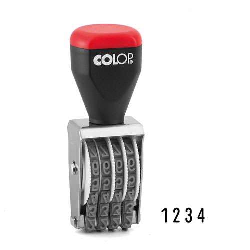 COLOP 05004 5mm 4 Band Rubber Numbering Stamp