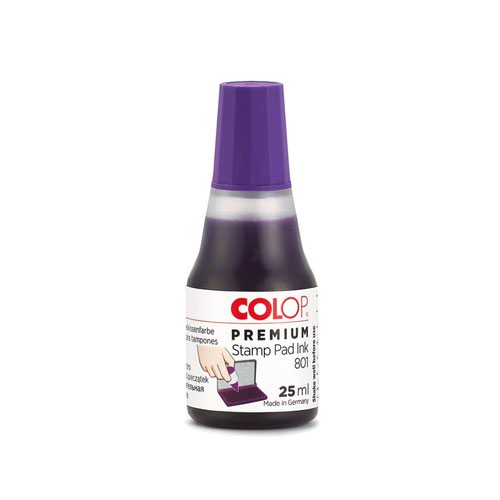 COLOP 801 Violet Stamp Pad Ink - 25ml
