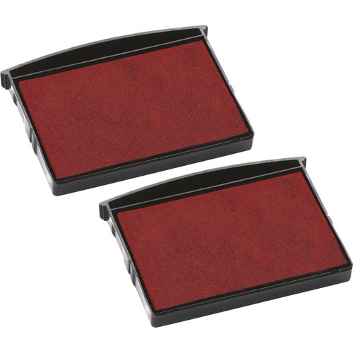 COLOP E/2600 Red Replacement Pads - Pack of 2