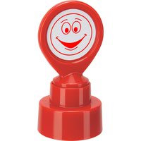 Colop Self Inking Motivational Stamp Red Happy Face - 147165