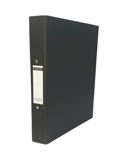 A4 Ring Binder with 2 ring mechanism and 25mm filing capacity - Black (Pack of 10)