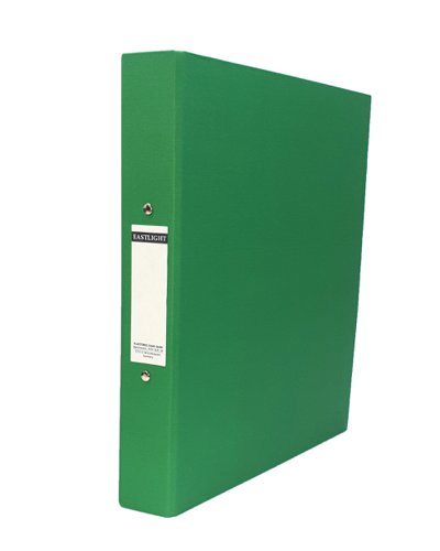 A4 Ring Binder with 2 ring mechanism and 25mm filing capacity - Green (Pack of 10)