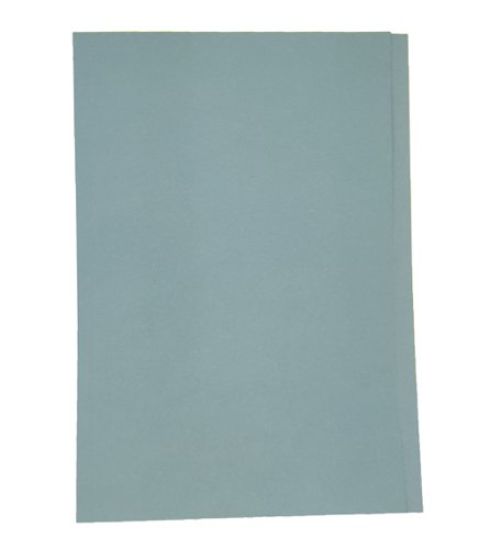 Foolscap Lightweight 180gsm Manilla Square Cut Folders Blue Pack of 100