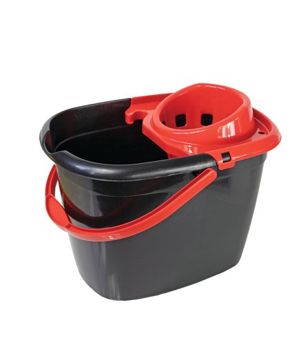 Bucket Great British Recycled With Red Wringer 14l