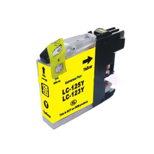 Compatible Brother LC123Y Yellow Std Cap Ink Cartridge [LC123Y ]