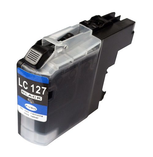 Compatible Brother LC127BK Black Hi Cap Ink Cartridge [LC127XLBK ]