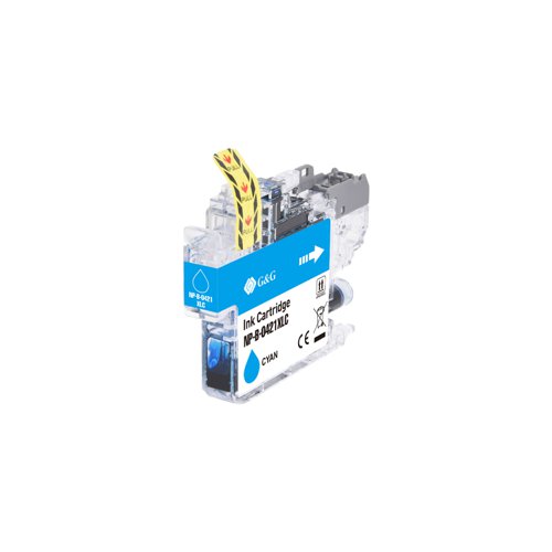 Compatible Brother LC421XLC High Capacity Cyan Ink Cartridge