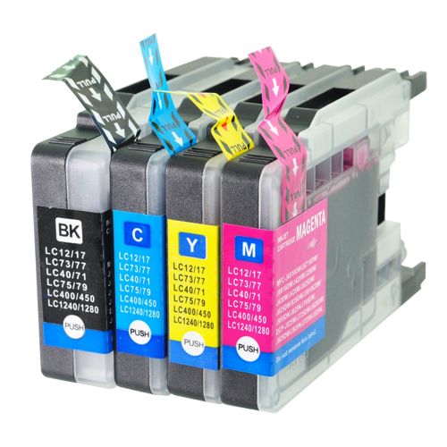 Compatible Brother LC1280 Multipack 4 Ink Cartridges  [LC1220BK/C/M/Y] also LC1240
