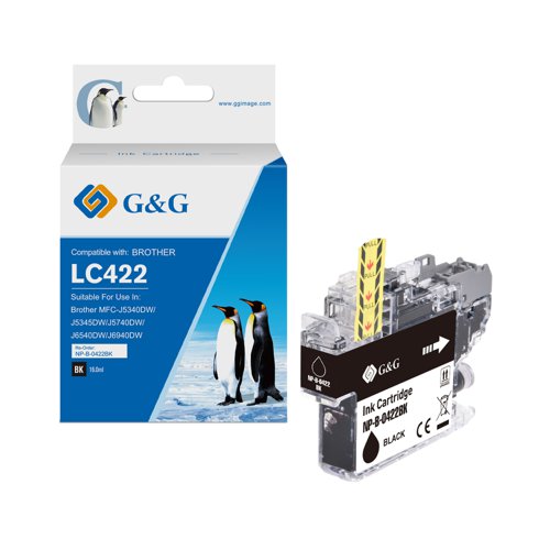 Compatible Brother LC422BK Black Ink Cartridge