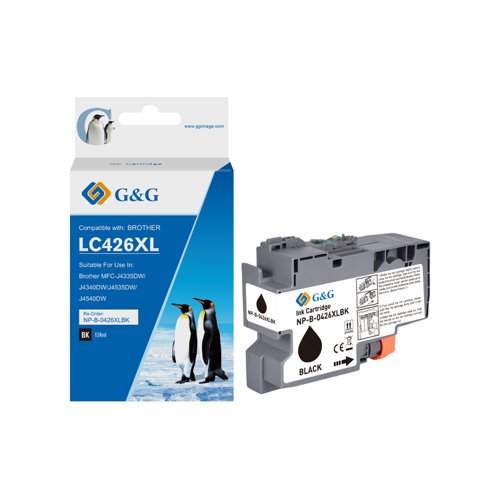 Compatible Brother LC426XLBK High Capacity Black Ink Cartridge Inkjet Cartridges 11512430