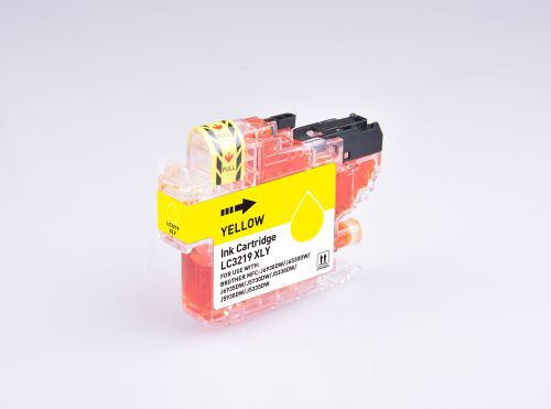 Compatible Brother  LC3219XLY Yellow Hi Cap  Ink Cartridge