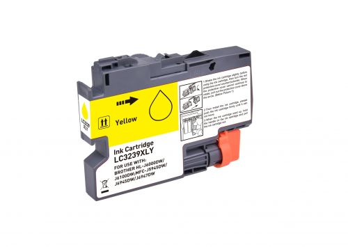 Compatible Brother  LC3239XLY Yellow Hi Cap  Ink Cartridge